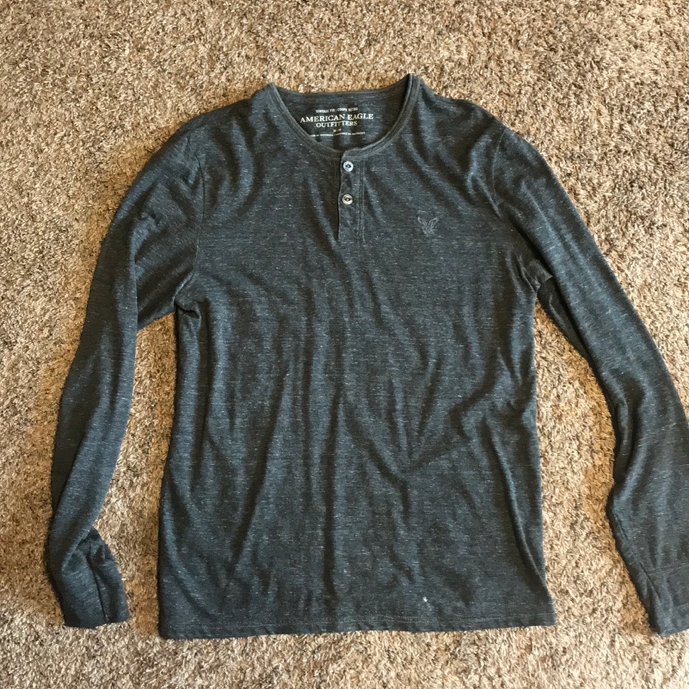American Eagle Henley Long Sleeve